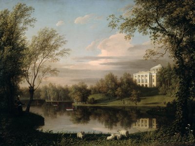 Ansicht des Pawlowsk-Palastes, ca.1800 von Carl Ferdinand von Kugelgen